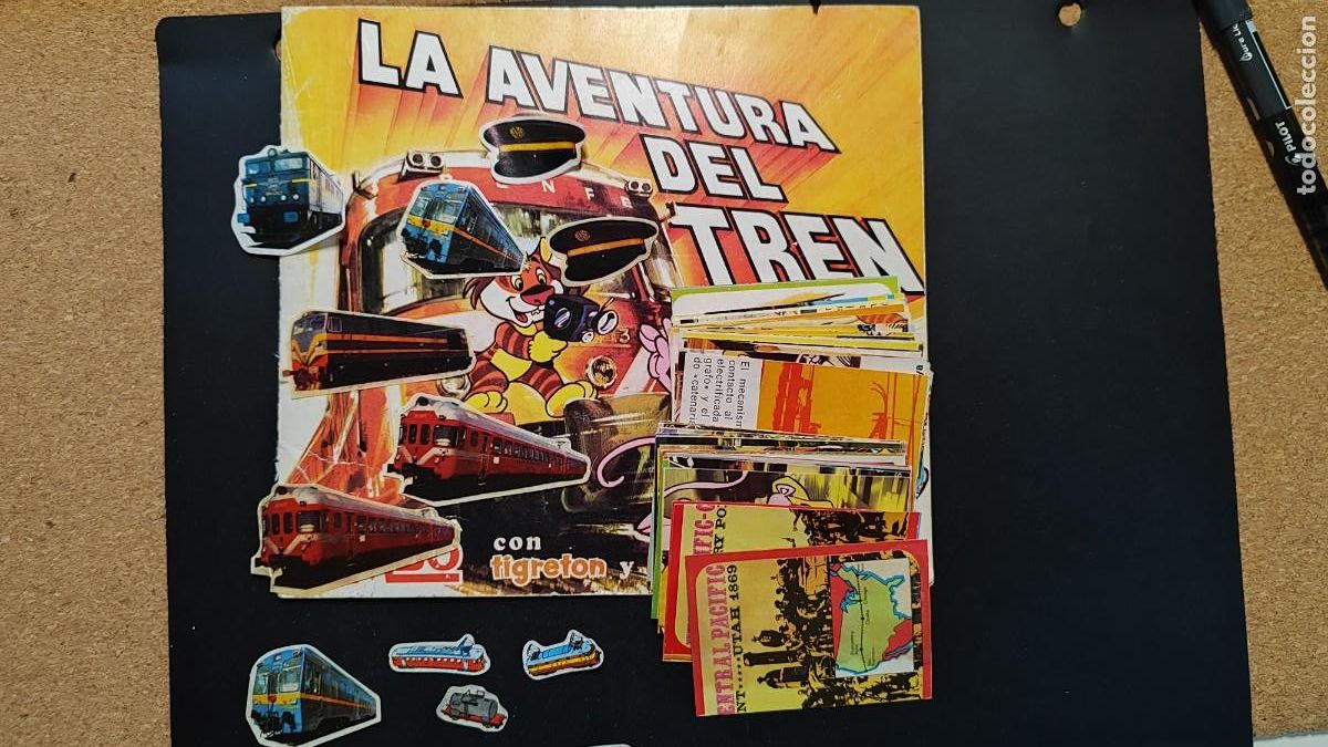 Coleccionismo Cromos antiguos: LA AVENTURA DEL TREN DE BIMBO PREGUNTAR POR VUESTRAS FALTAS