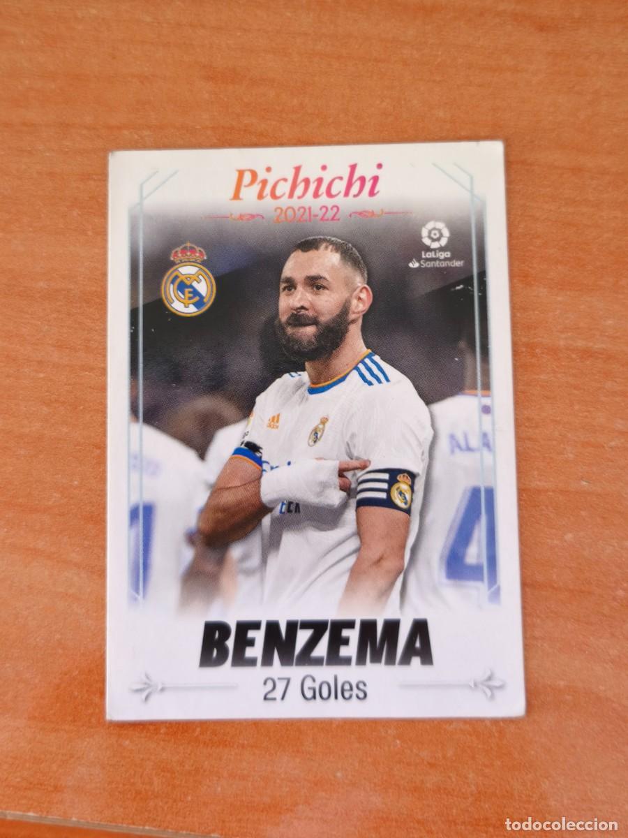 Coleccionismo cromos antiguos: benzema, 2022 23 pichichi - Foto 1