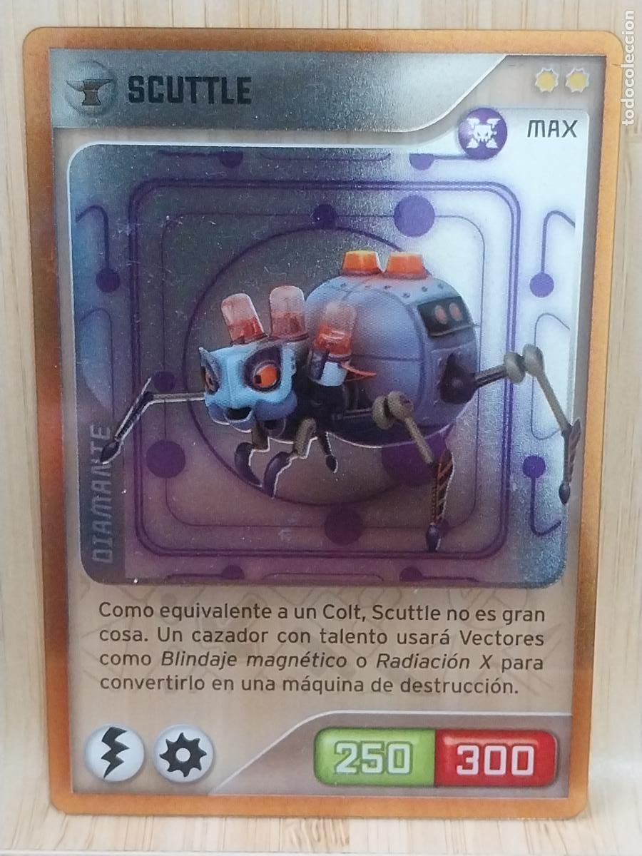 Coleccionismo Cromos antiguos: INVIZIMALS SCUTTLE 250/300 CROMO TRASPARENTE 211 ORIGINAL 2014