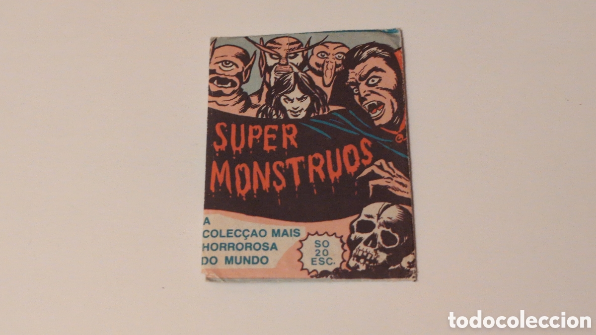 Coleccionismo cromos antiguos: Sobre de cromos sin abrir super monstruos - Foto 1