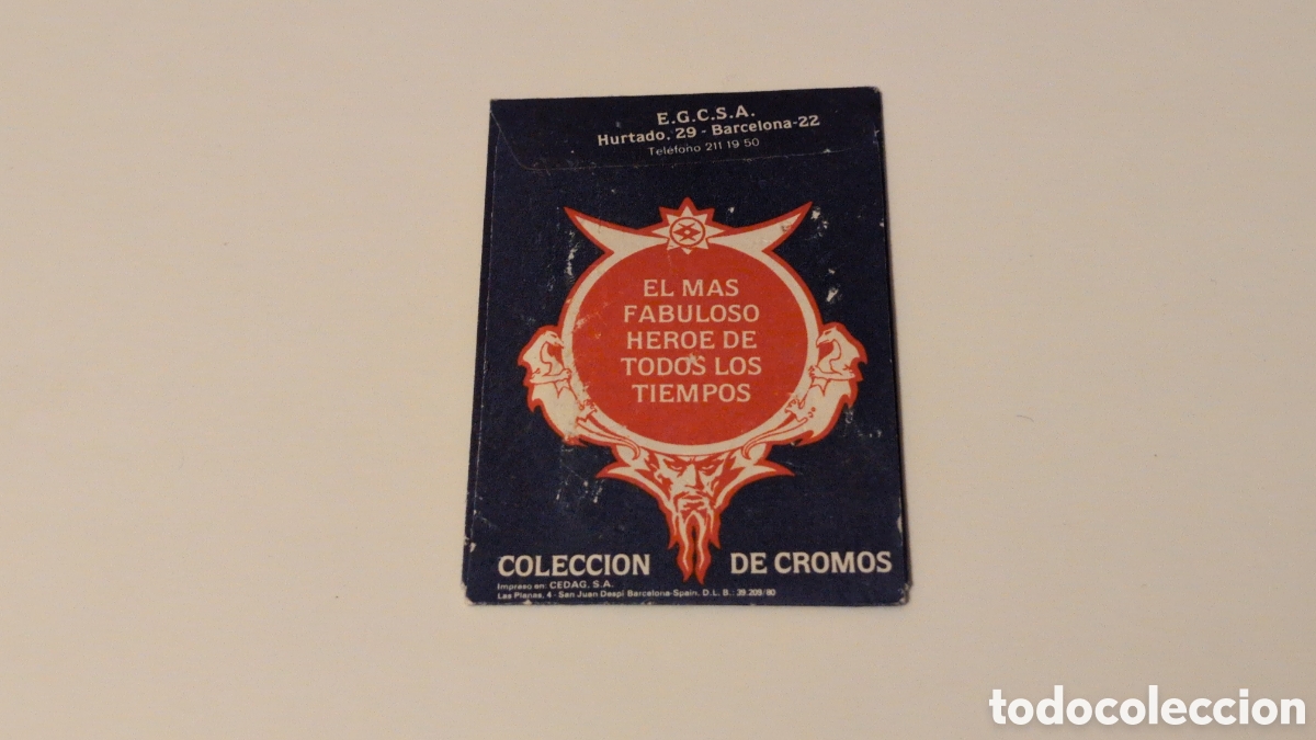 Coleccionismo cromos antiguos: FLASH GORDON Sobre de cromos sin abrir - Foto 2