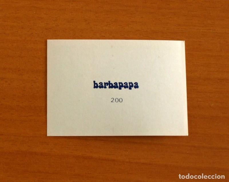 Coleccionismo cromos antiguos: Barbapapa - N&ordm; 200 - Ediciones Quelcom A&ntilde;o 1978 - Nunca Pegado - Foto 2