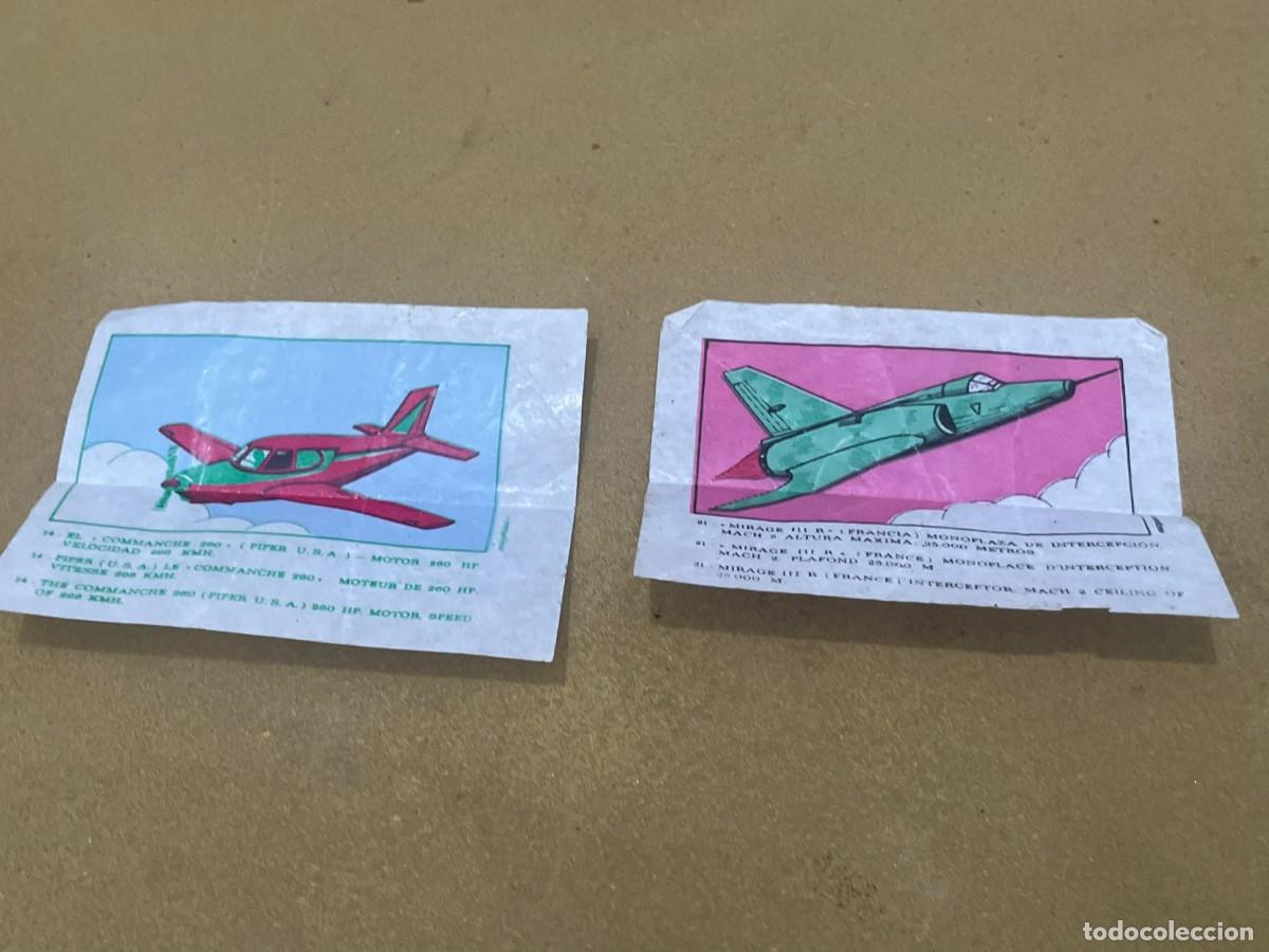 Coleccionismo cromos antiguos: 2 CROMOS AVIONES AVIACI&Oacute;N - Foto 1