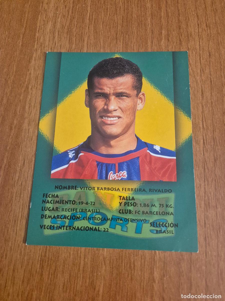 Coleccionismo cromos antiguos: TARJETA CROMO RIVALDO. - Foto 1