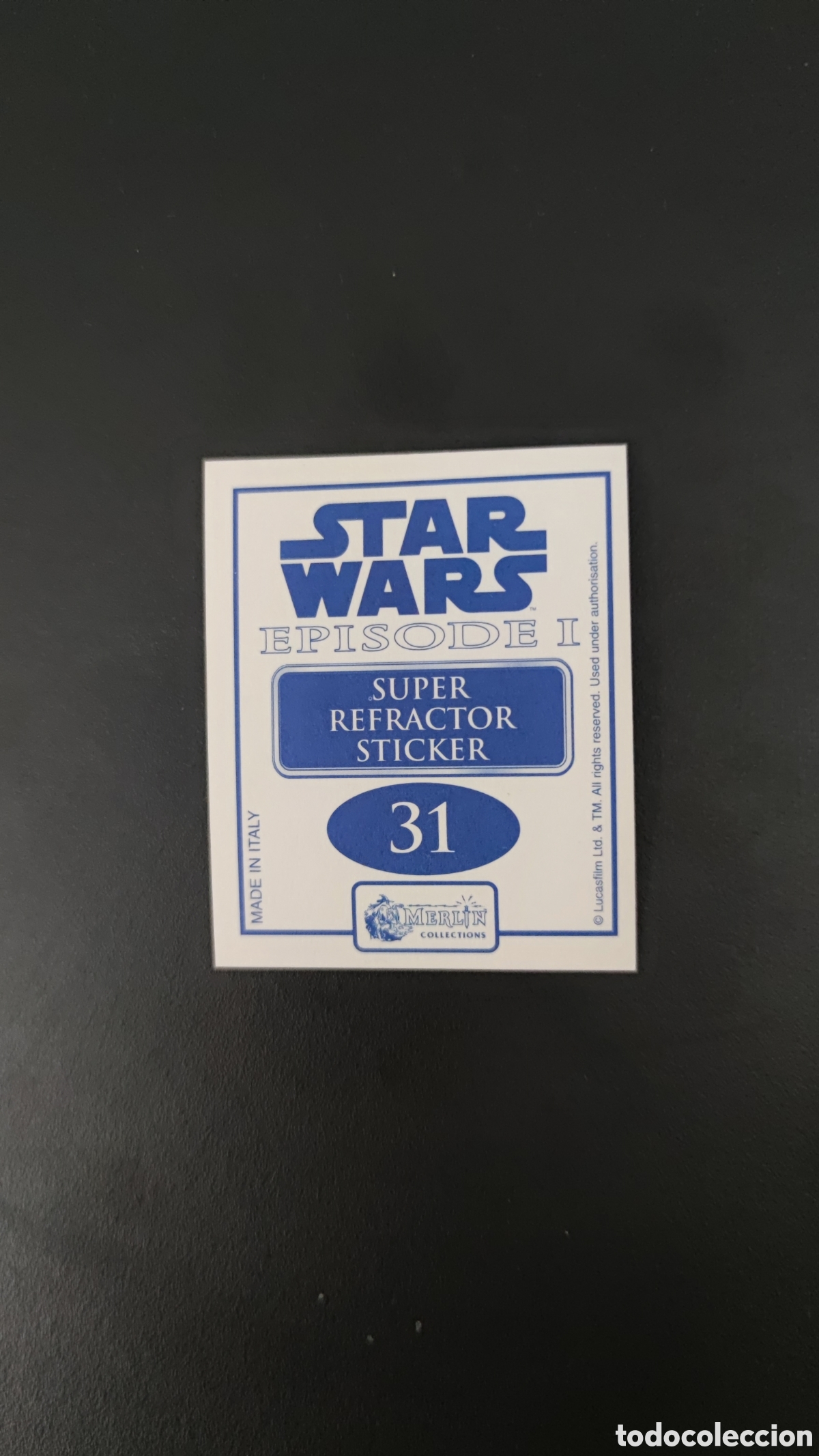 Coleccionismo cromos antiguos: Pack de 3 cromos de Star Wars: Episode 1 - Foto 8