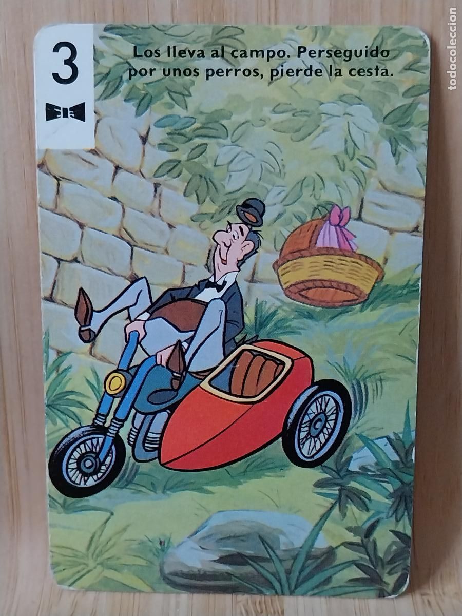 Coleccionismo cromos antiguos: ARISTOGATOS CROMO CARTA 3 CORBATA ORIGINAL ANTIGUA SOLO UN NAIPE NO BARAJA