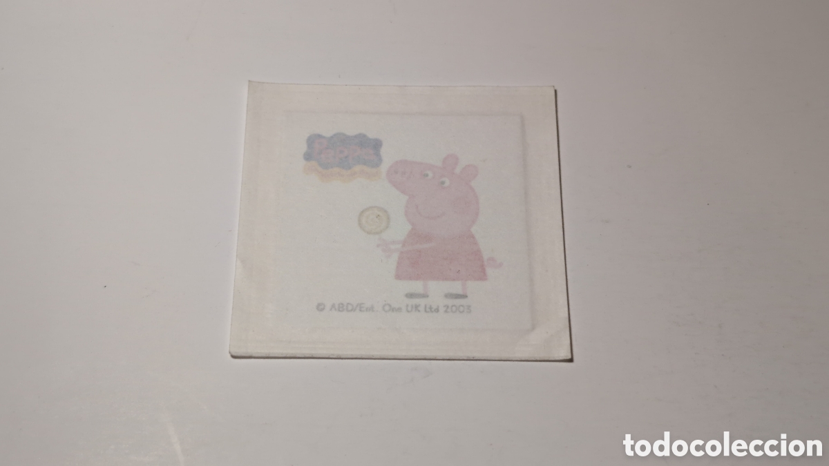 Coleccionismo cromos antiguos: Cromo sin abrir Peppa Pig. Tosfrit - Foto 1