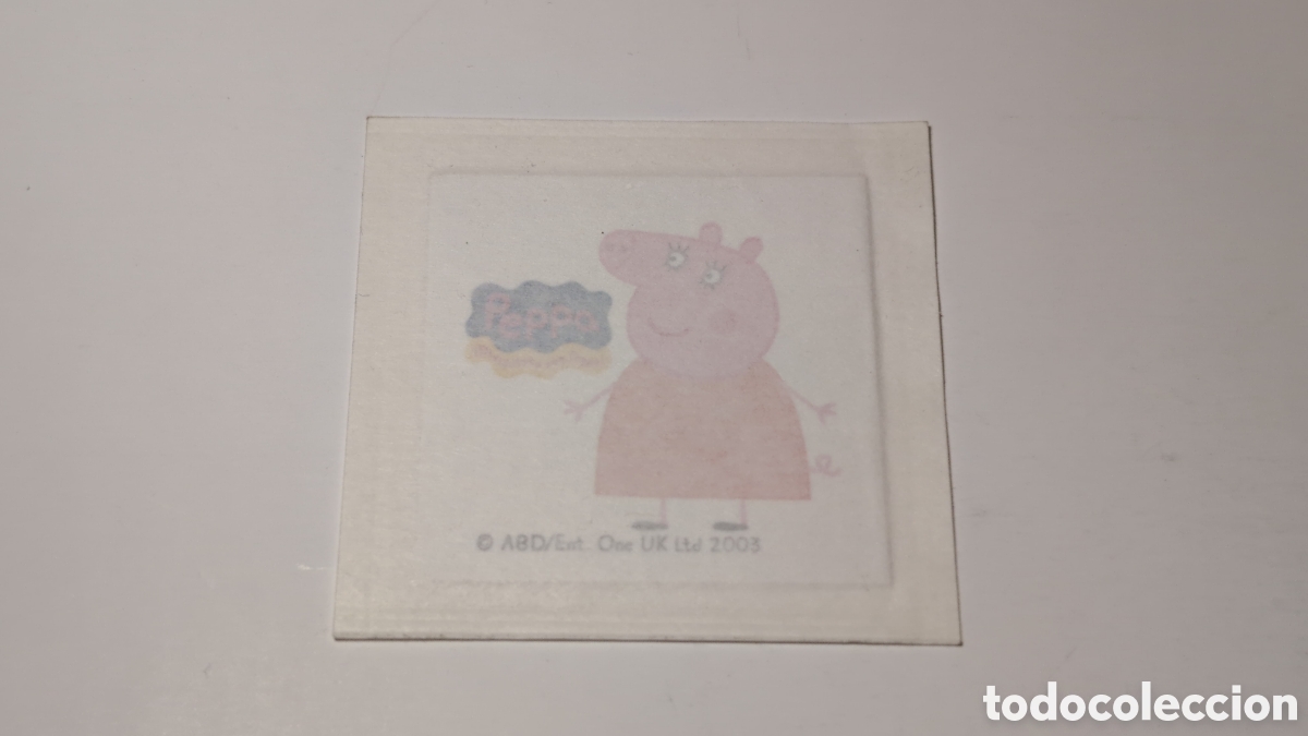 Coleccionismo cromos antiguos: Cromo sin abrir Peppa Pig. Tosfrit - Foto 1