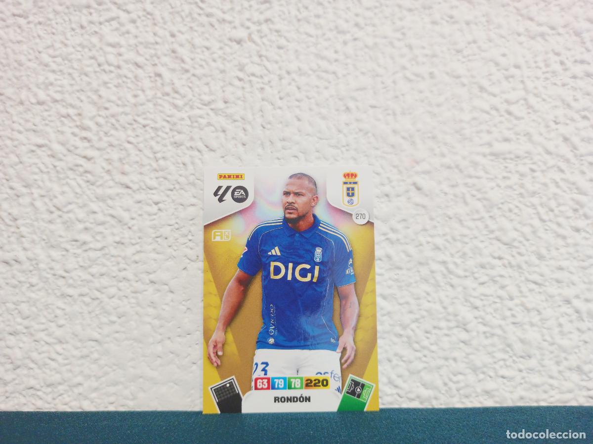 Coleccionismo Cromos antiguos: 270 RONDON BASE REAL OVIEDO PANINI ADRENALYN XL 25 26