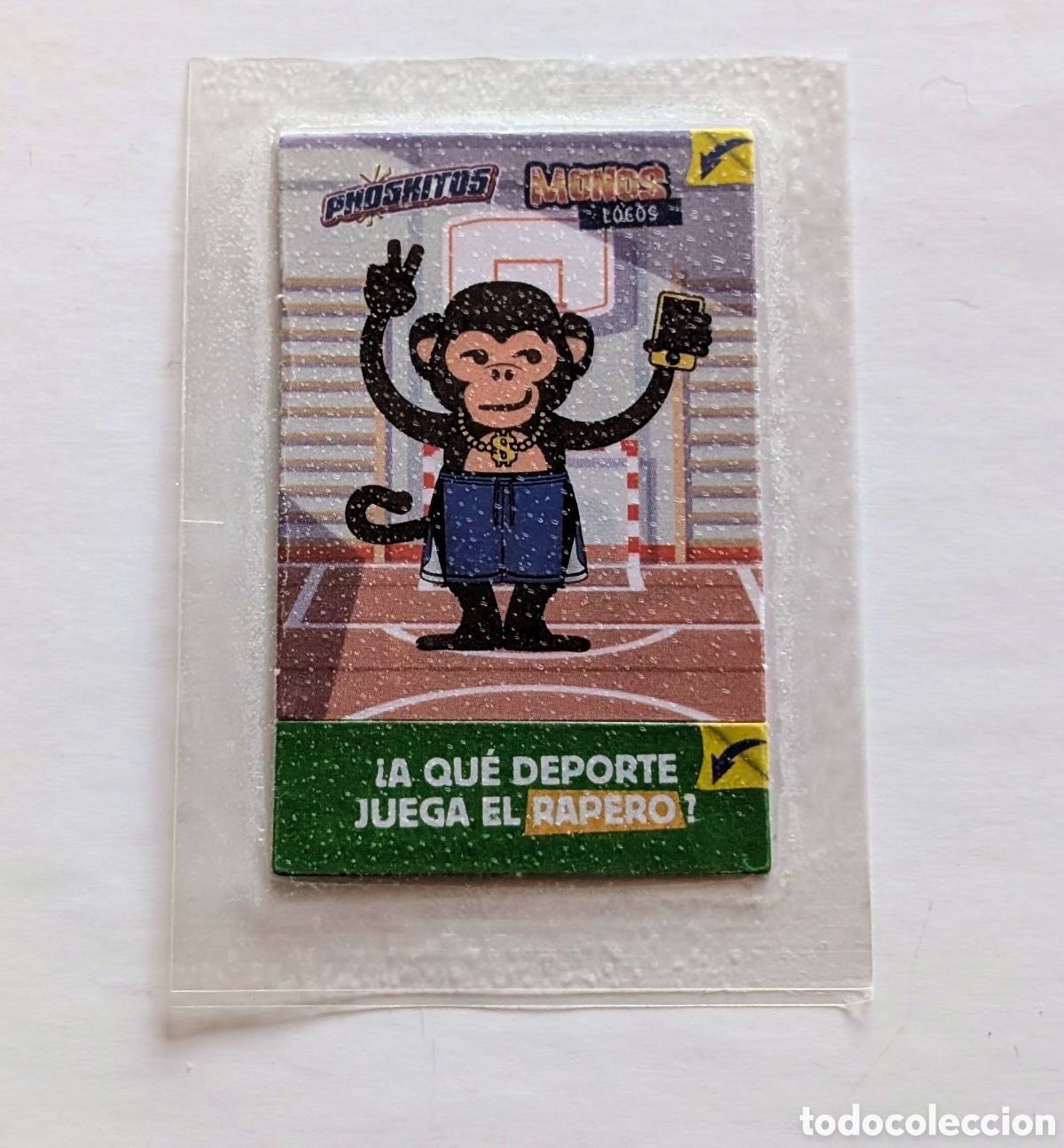 Coleccionismo cromos antiguos: Cromo sin abrir Phoskitos Monos Locos - Foto 1