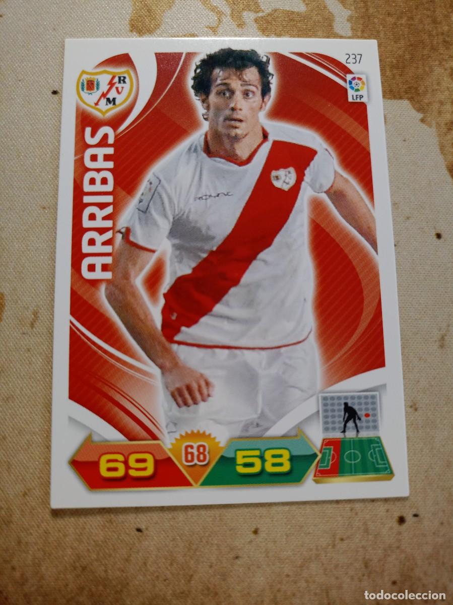 Coleccionismo cromos antiguos: Rayo Vallecano 237 ARRIBAS Adrenalyn 2011-12 - Foto 1