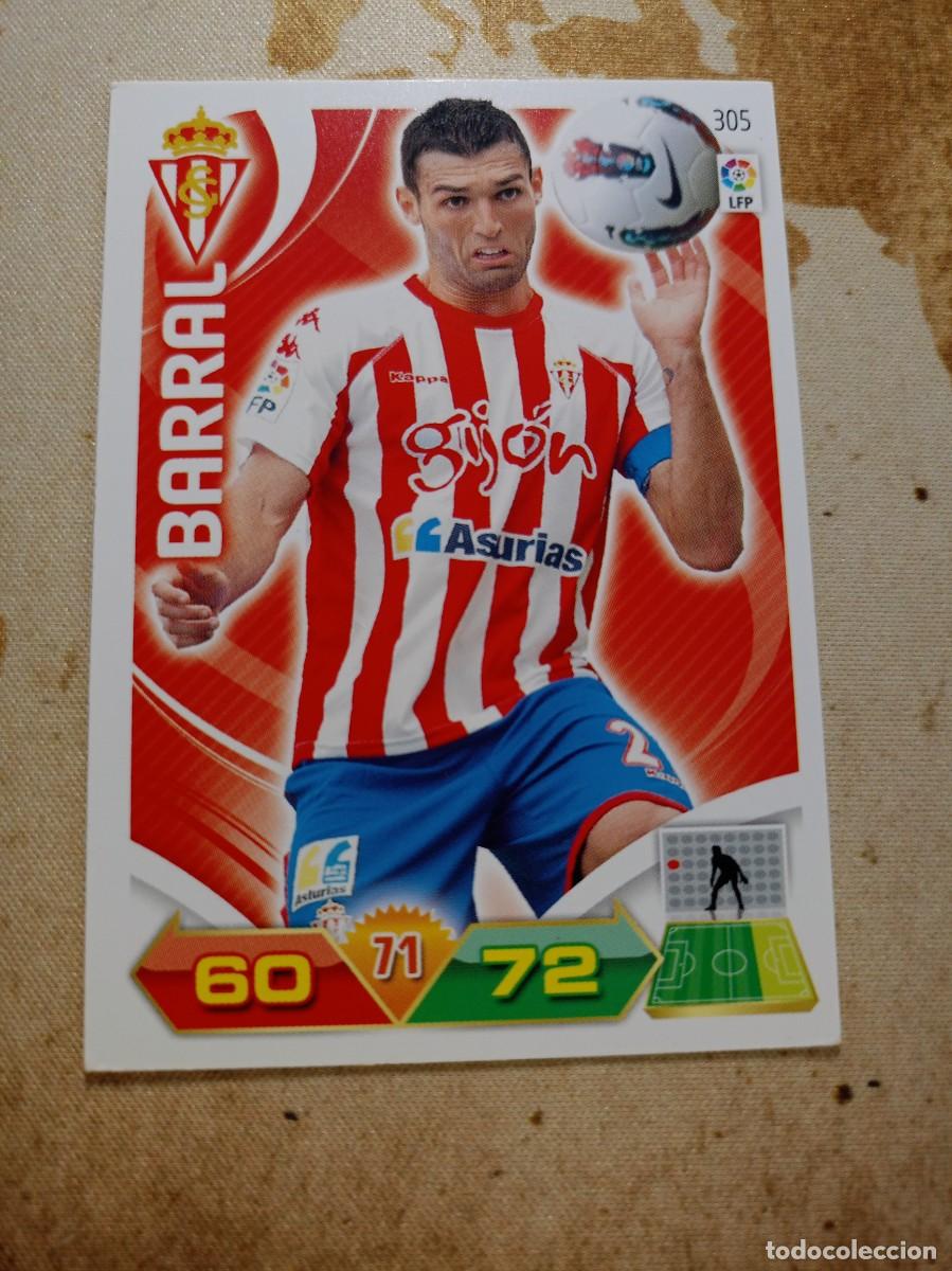 Coleccionismo cromos antiguos: Sporting 305 BARRAL Adrenalyn 2011-12 - Foto 1