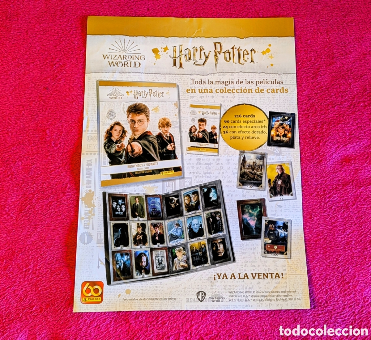 Coleccionismo cromos antiguos: Poster cromos Harry Potter. Wizarding World. Panini - Foto 1
