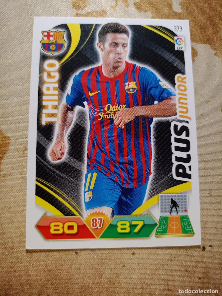 Coleccionismo cromos antiguos: Plus Junior 373 THIAGO Adrenalyn 2011-12 - Foto 1