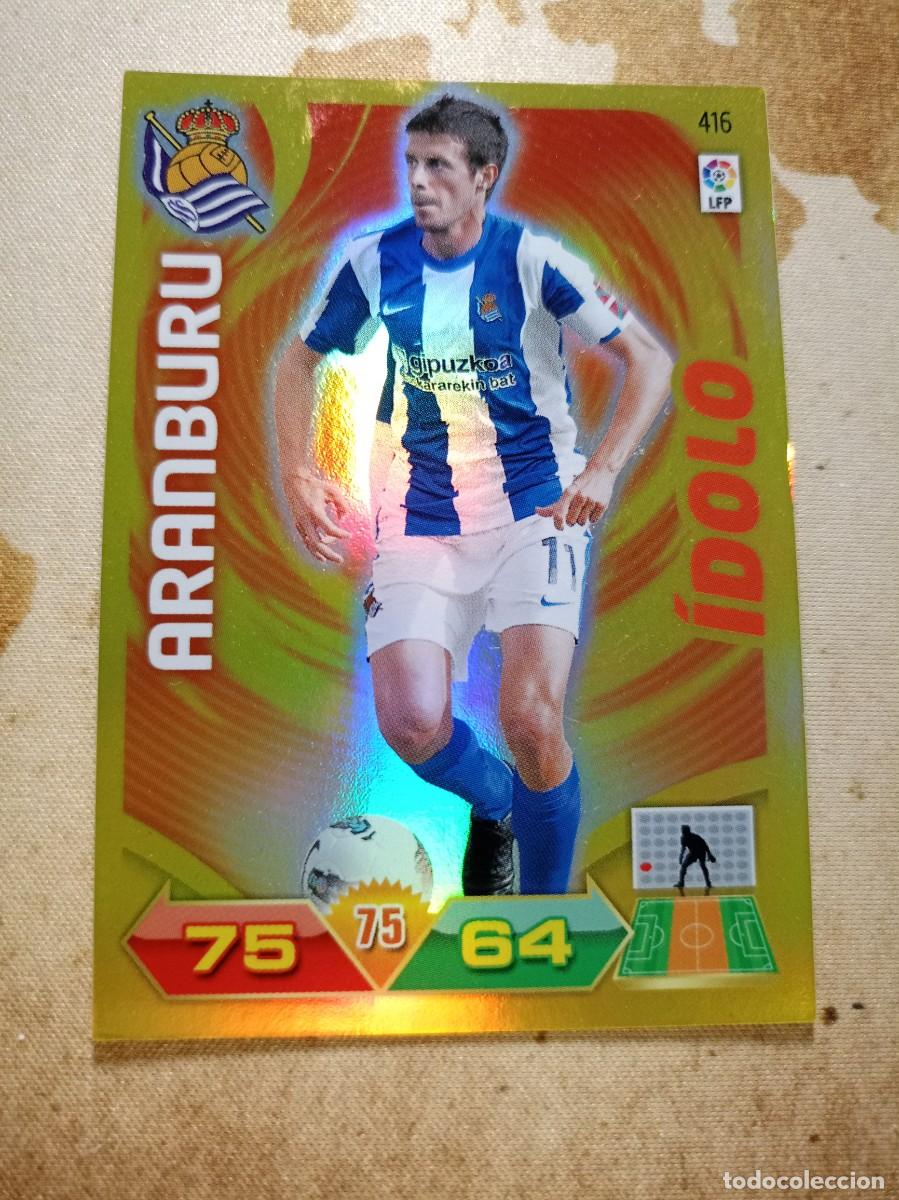 Coleccionismo cromos antiguos: &Iacute;dolo 416 ARAMBURU Adrenalyn 2011-12 - Foto 1