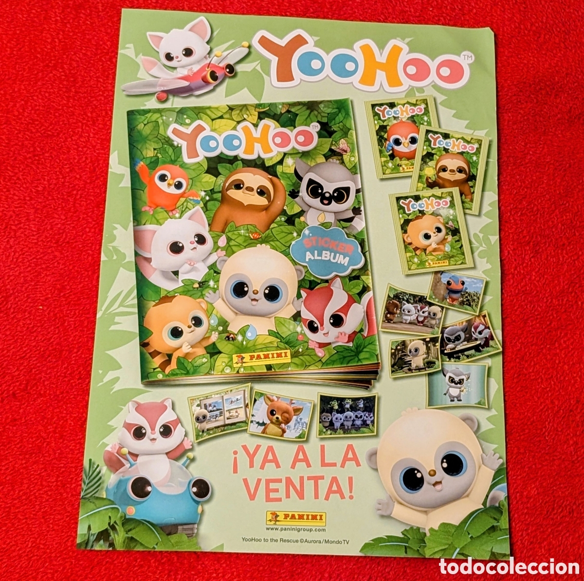 Coleccionismo cromos antiguos: Poster cromos stickers YooHoo. Panini - Foto 1