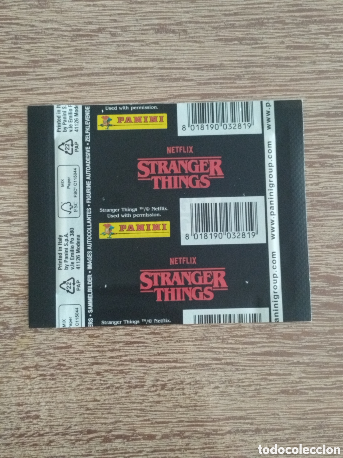 Coleccionismo cromos antiguos: Sobre sin abrir Stranger Things - Netflix - Panini - Version 1 - Foto 2