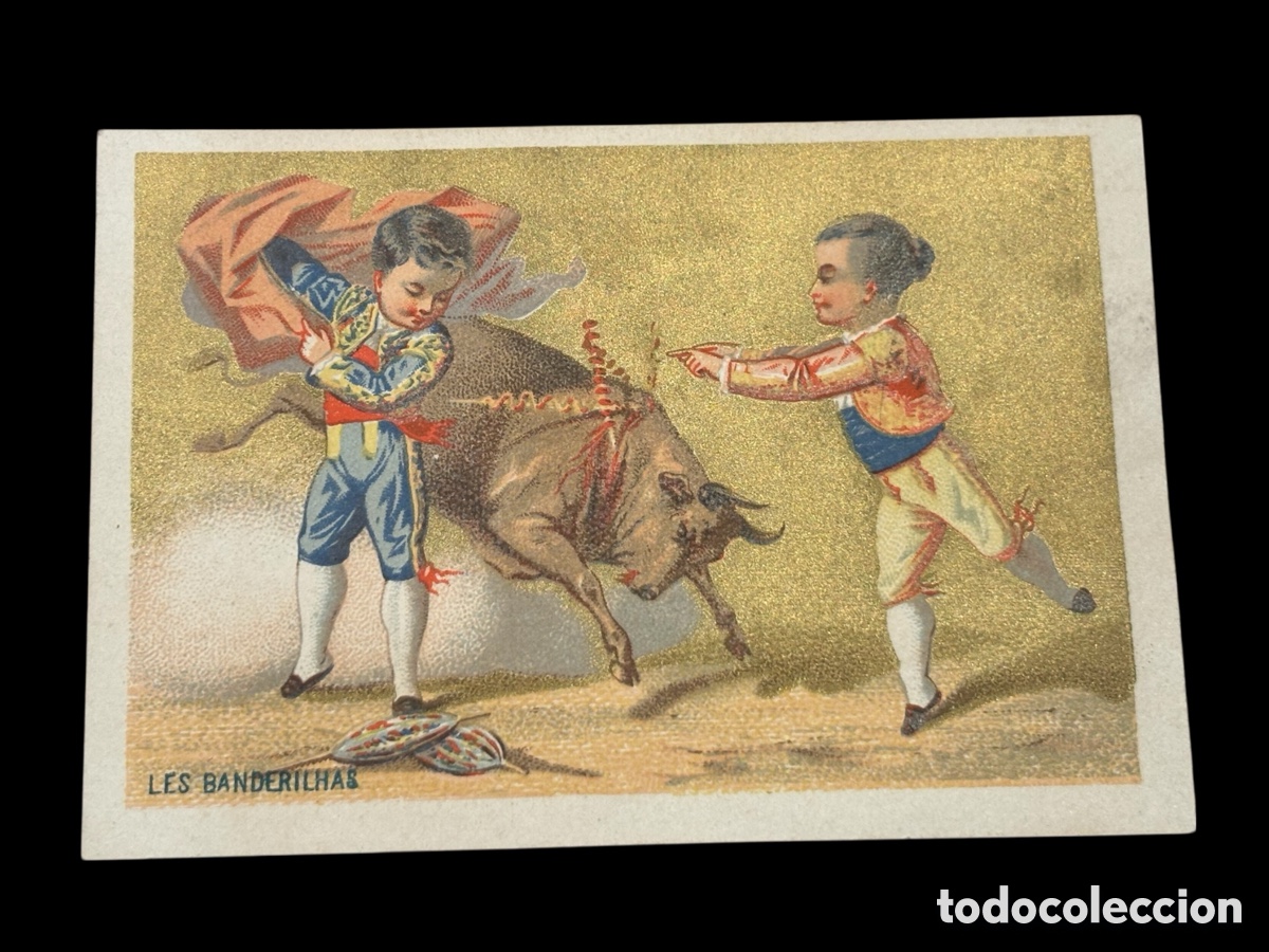 Coleccionismo cromos antiguos: 4 Preciosos cromos Franceses de intercambio - Foto 3