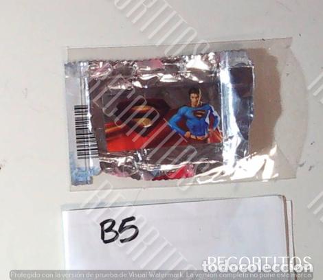 Coleccionismo cromos antiguos: SUPERMAN CHICLE CHICLES BOOMER - Foto 2