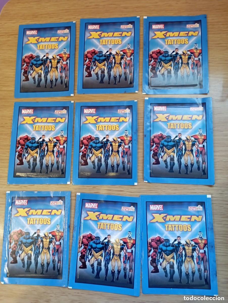 Coleccionismo cromos antiguos: X MEN 15 SOBRES DE TATTOS - Foto 1