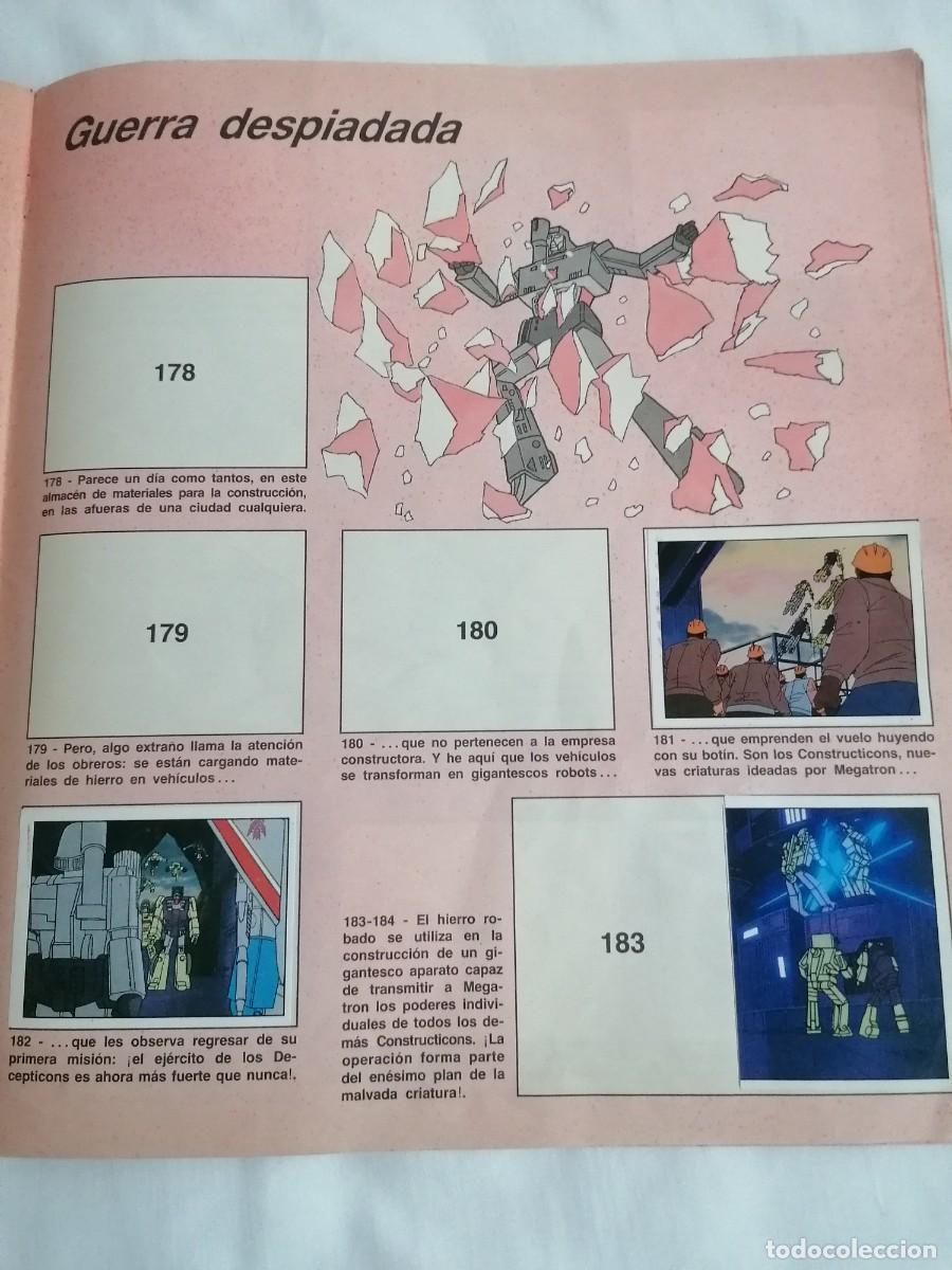 Coleccionismo cromos antiguos: &Aacute;lbum de Cromos Panini Transformers - Foto 5