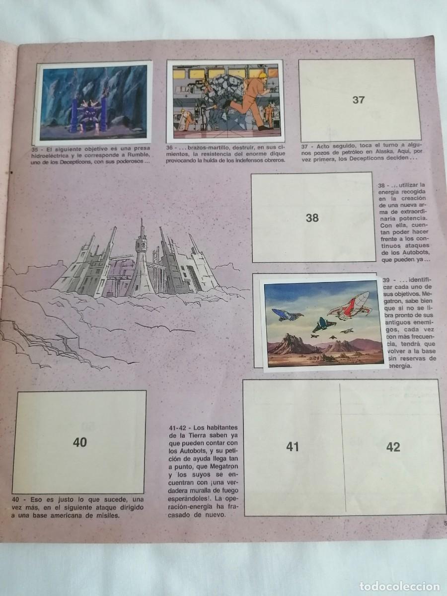 Coleccionismo cromos antiguos: &Aacute;lbum de Cromos Panini Transformers - Foto 7