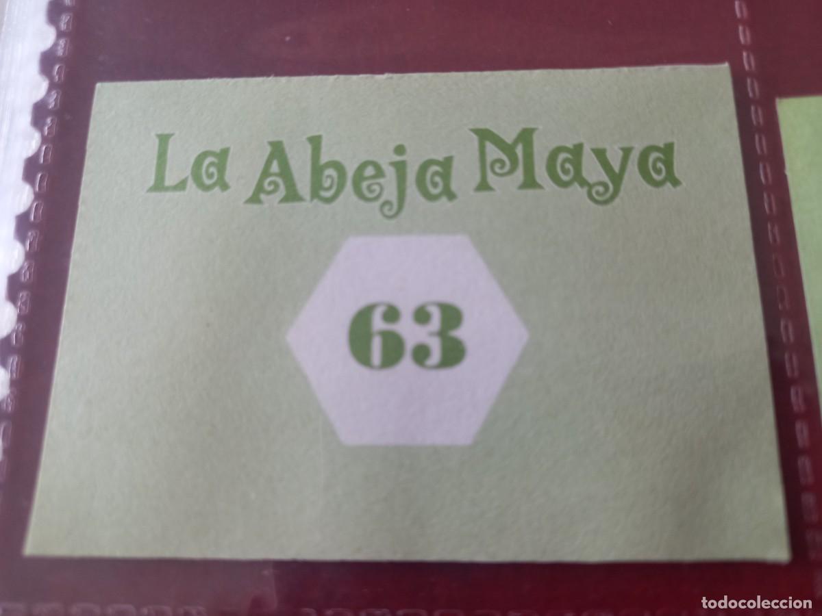 Coleccionismo cromos antiguos: Cromo n.63 Abeja maya RBA - Foto 2