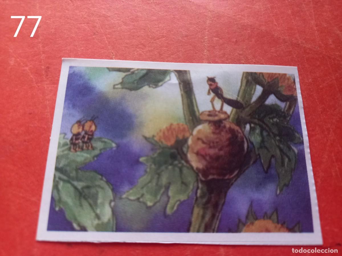 Coleccionismo cromos antiguos: Cromo n.77 Abeja maya RBA - Foto 1