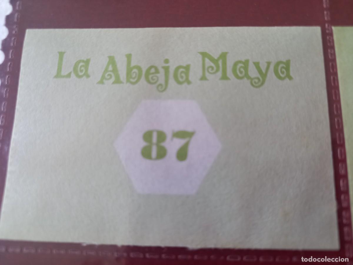 Coleccionismo cromos antiguos: Cromo n.87 Abeja maya RBA - Foto 2