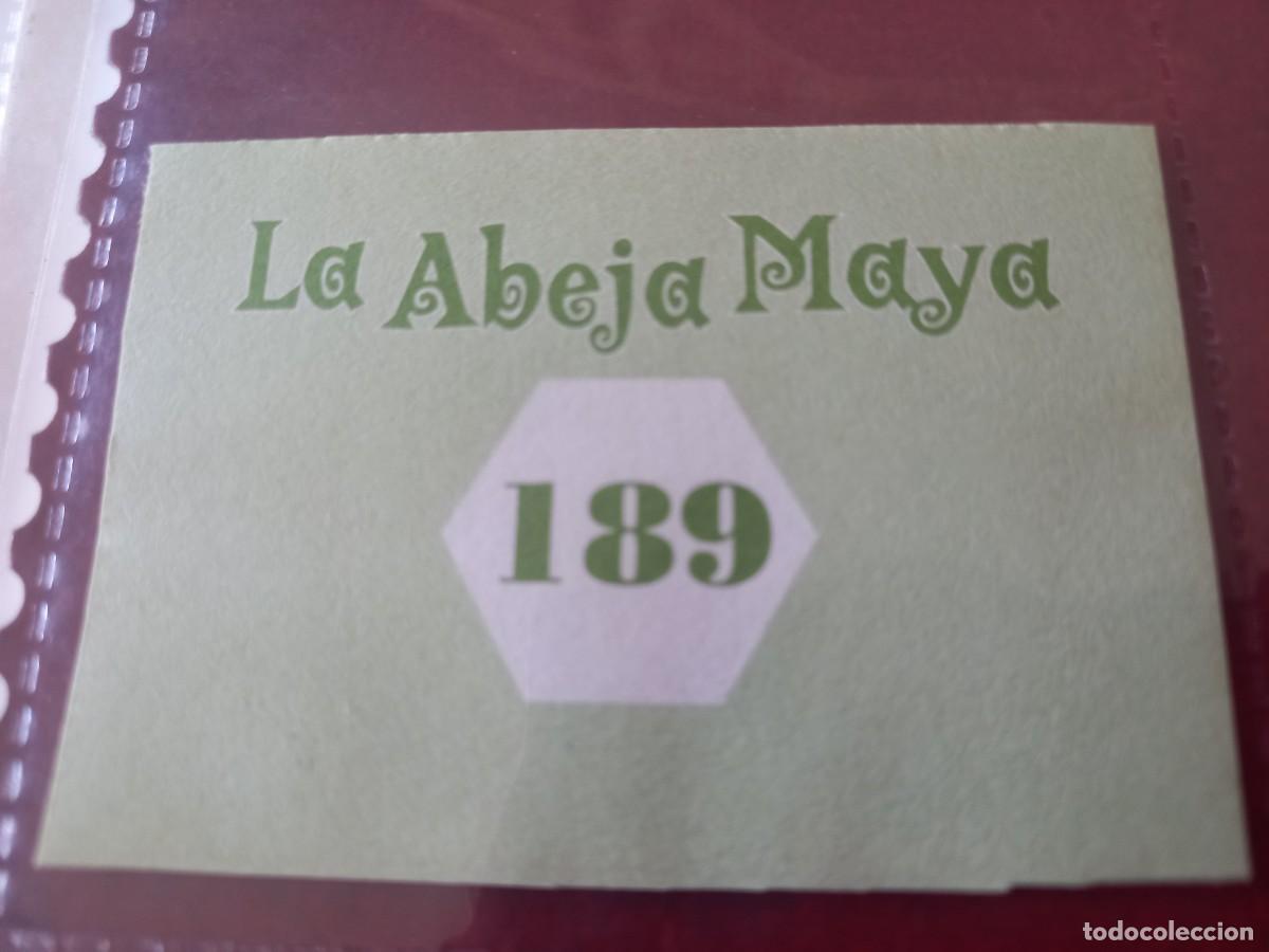 Coleccionismo cromos antiguos: Cromo n.189 Abeja maya RBA - Foto 2