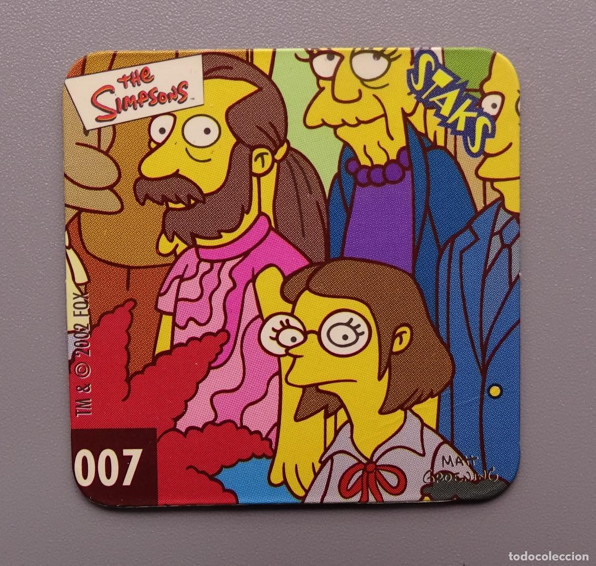 Coleccionismo cromos antiguos: Cromo Stack Stacks Stak Staks Los Simpson - Panini - N&ordm; 007 - Foto 1
