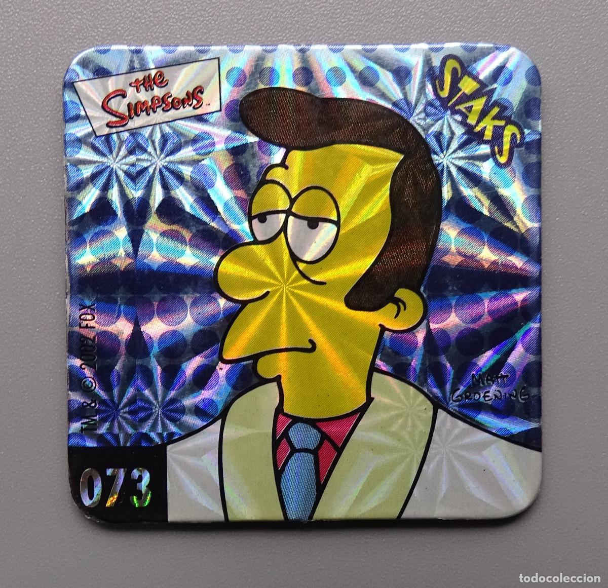Coleccionismo cromos antiguos: Cromo Stack Stacks Stak Staks Los Simpson - Panini - N&ordm; 073 - Foto 1