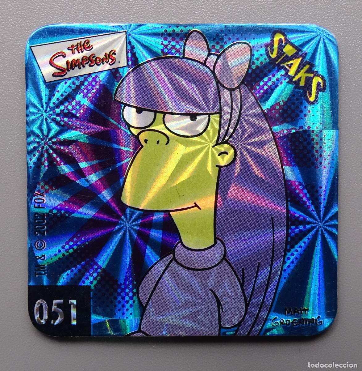 Coleccionismo cromos antiguos: Cromo Stack Stacks Stak Staks Los Simpson - Panini - N&ordm; 051 - Foto 1