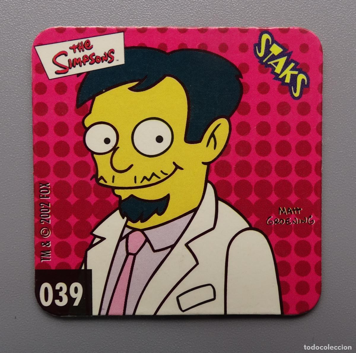 Coleccionismo cromos antiguos: Cromo Stack Stacks Stak Staks Los Simpson - Panini - N&ordm; 039 - Foto 1