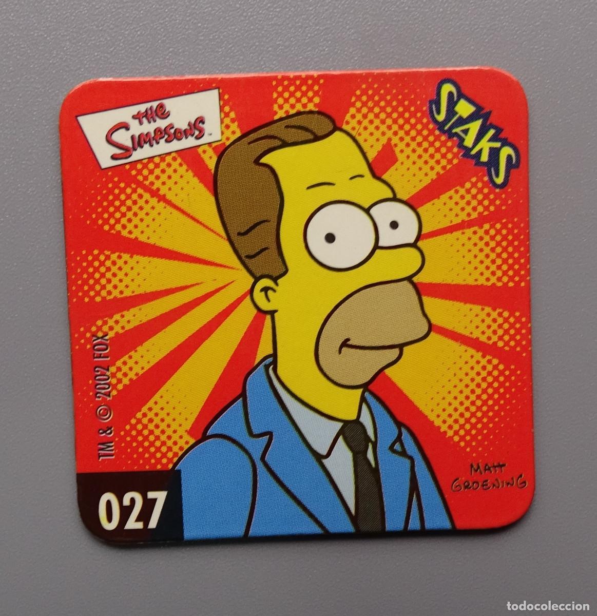 Coleccionismo cromos antiguos: Cromo Stack Stacks Stak Staks Los Simpson - Panini - N&ordm; 027 - Foto 1