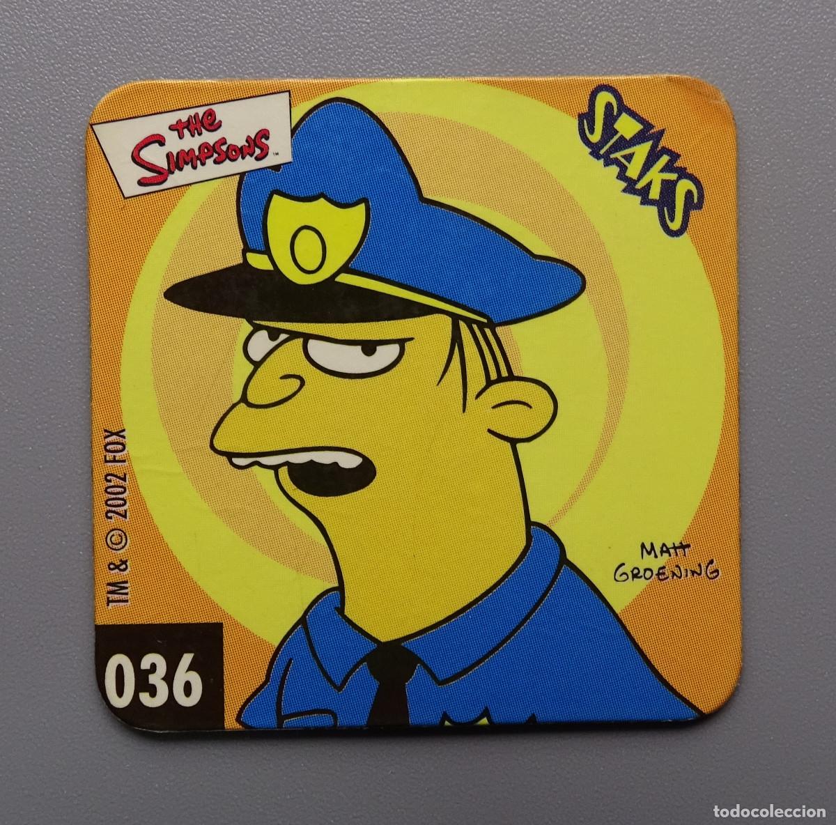Coleccionismo cromos antiguos: Cromo Stack Stacks Stak Staks Los Simpson - Panini - N&ordm; 036 - Foto 1