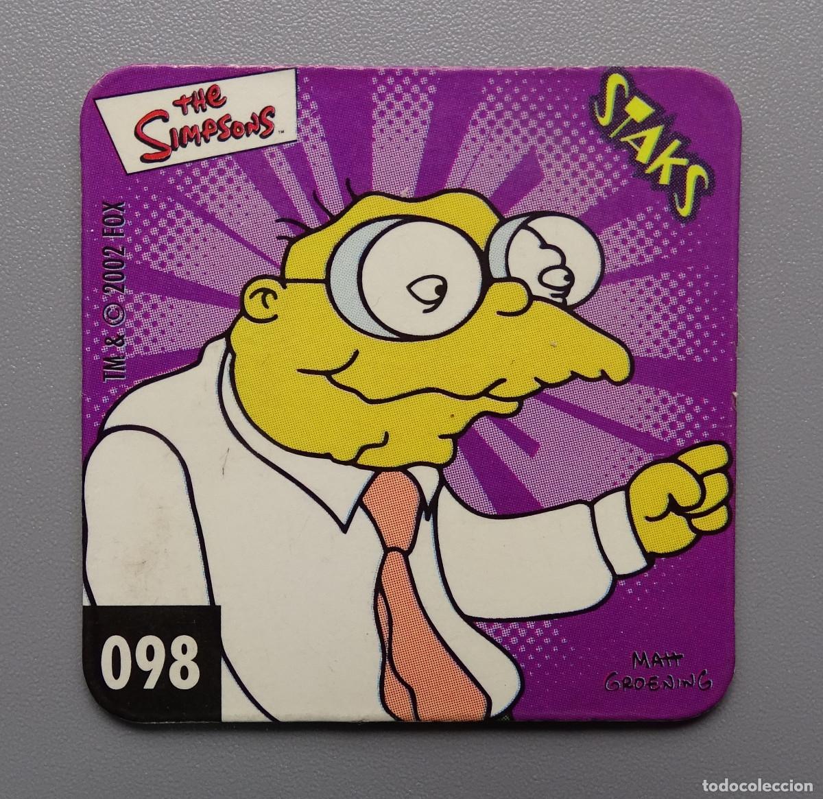 Coleccionismo cromos antiguos: Cromo Stack Stacks Stak Staks Los Simpson - Panini - N&ordm; 098 - Foto 1