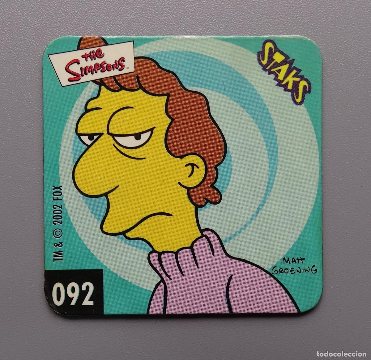 Coleccionismo cromos antiguos: Cromo Stack Stacks Stak Staks Los Simpson - Panini - N&ordm; 092 - Foto 1