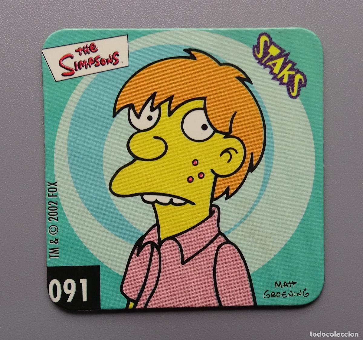 Coleccionismo cromos antiguos: Cromo Stack Stacks Stak Staks Los Simpson - Panini - N&ordm; 091 - Foto 1
