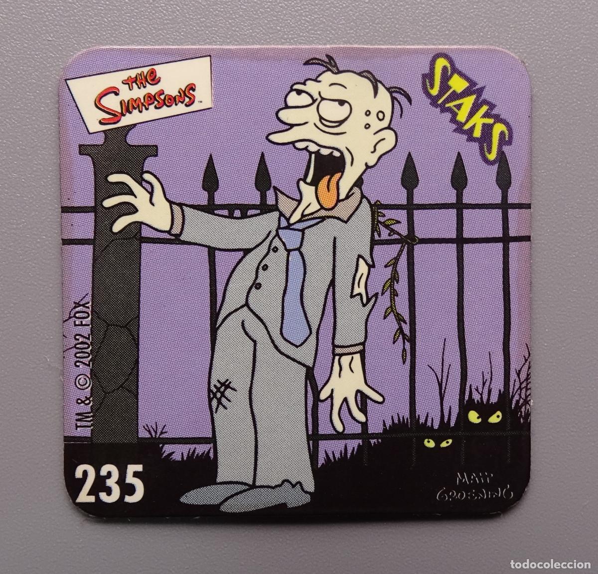 Coleccionismo cromos antiguos: Cromo Stack Stacks Stak Staks Los Simpson - Panini - N&ordm; 235 - Foto 1