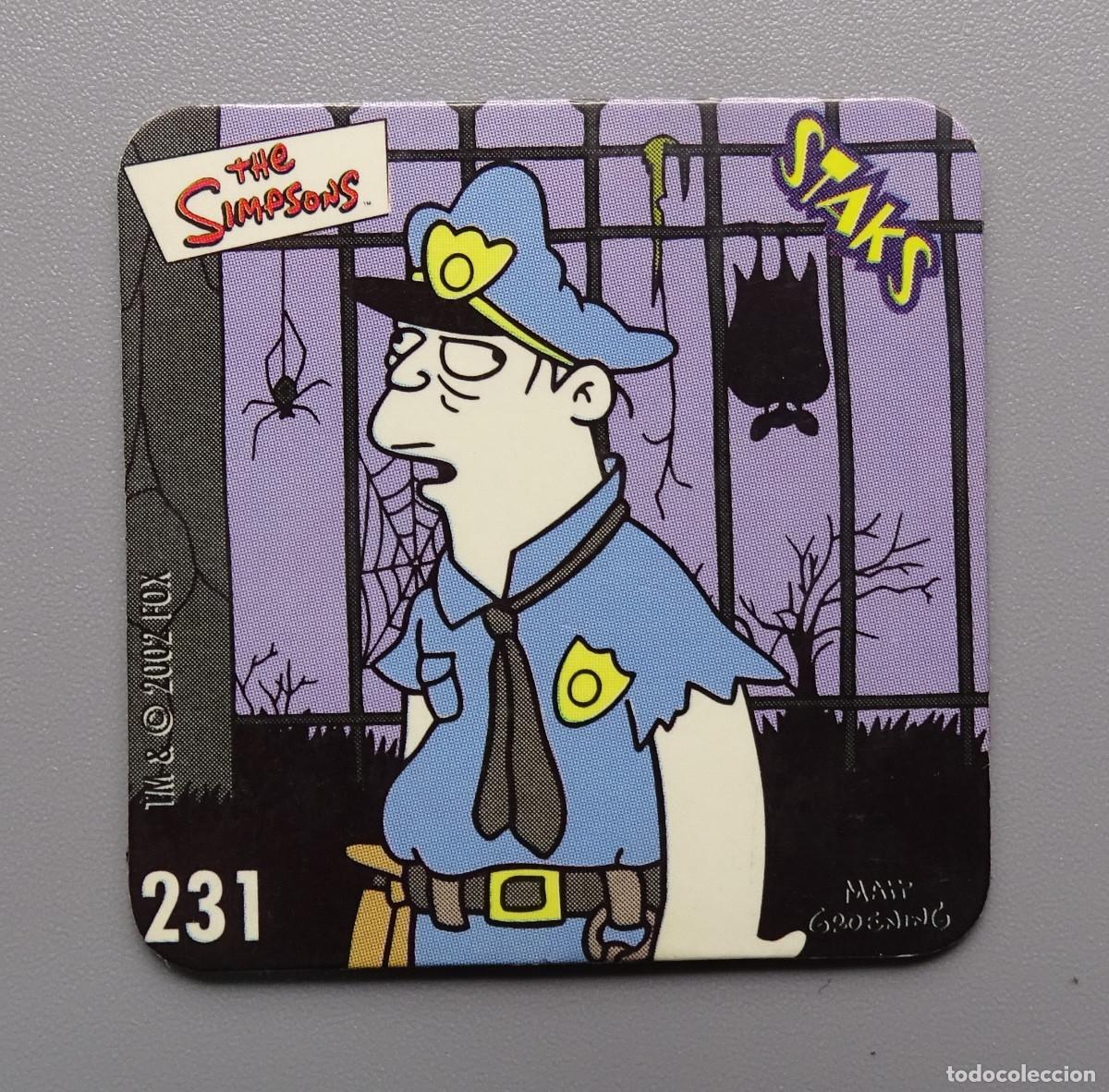 Coleccionismo cromos antiguos: Cromo Stack Stacks Stak Staks Los Simpson - Panini - N&ordm; 231 - Foto 1