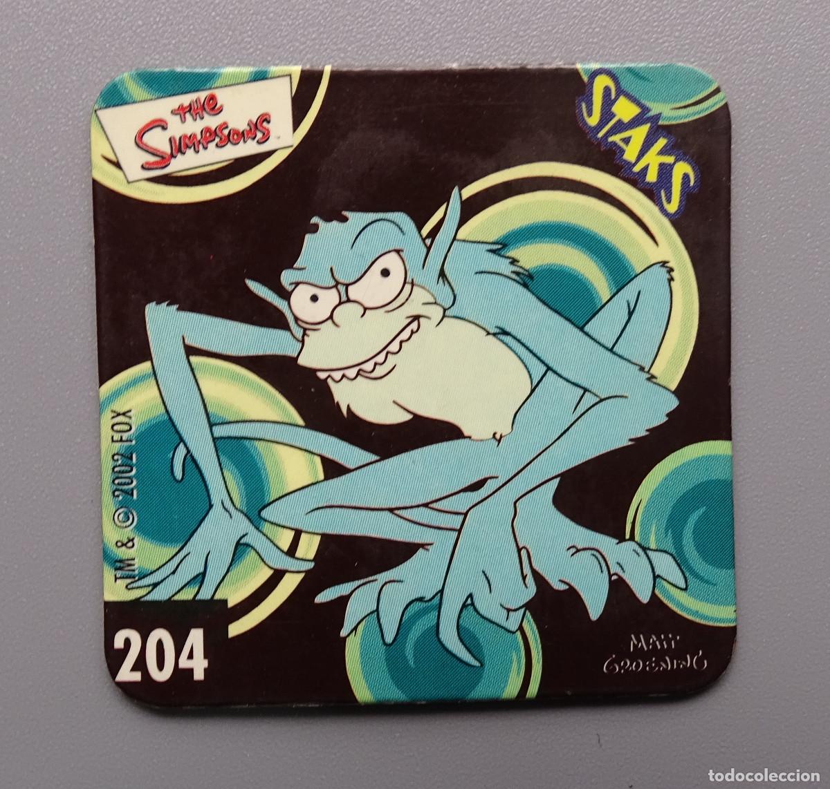 Coleccionismo cromos antiguos: Cromo Stack Stacks Stak Staks Los Simpson - Panini - N&ordm; 204 - Foto 1