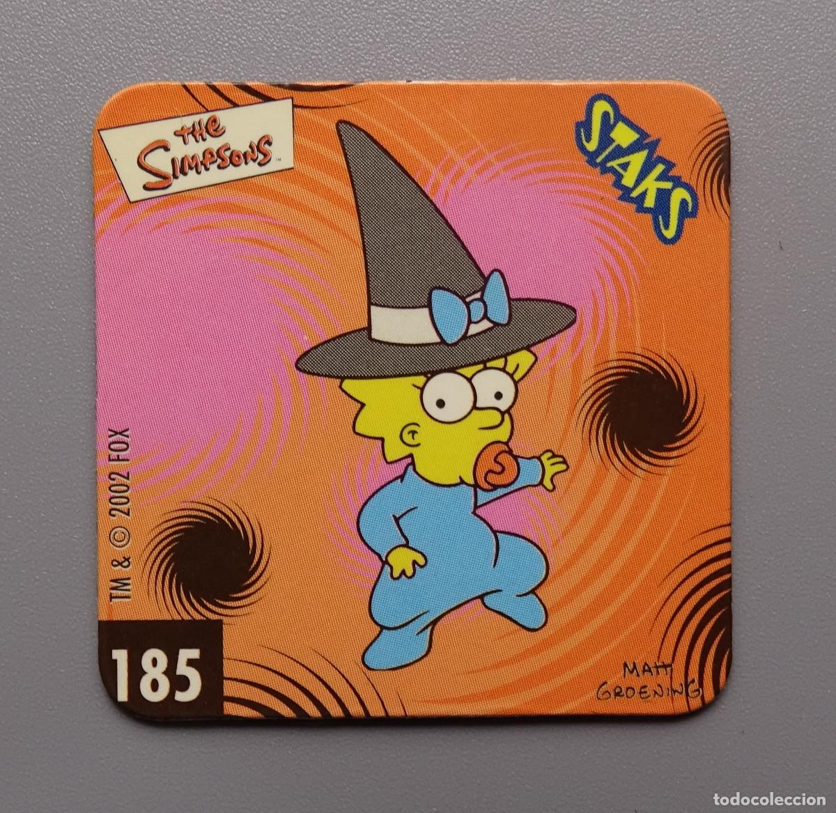 Coleccionismo cromos antiguos: Cromo Stack Stacks Stak Staks Los Simpson - Panini - N&ordm; 185 - Foto 1