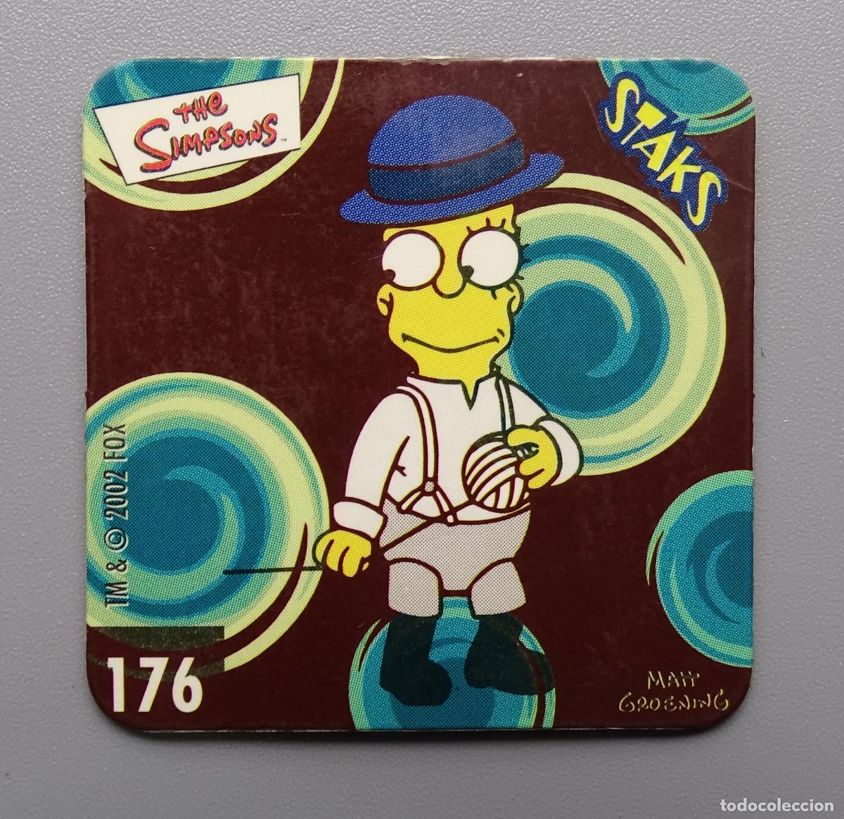 Coleccionismo cromos antiguos: Cromo Stack Stacks Stak Staks Los Simpson - Panini - N&ordm; 176 - Foto 1