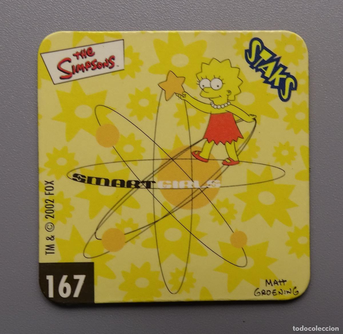 Coleccionismo cromos antiguos: Cromo Stack Stacks Stak Staks Los Simpson - Panini - N&ordm; 167 - Foto 1