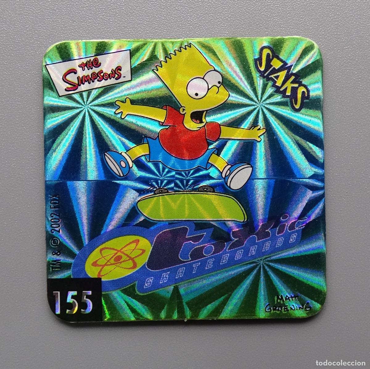 Coleccionismo cromos antiguos: Cromo Stack Stacks Stak Staks Los Simpson - Panini - N&ordm; 155 - Foto 1