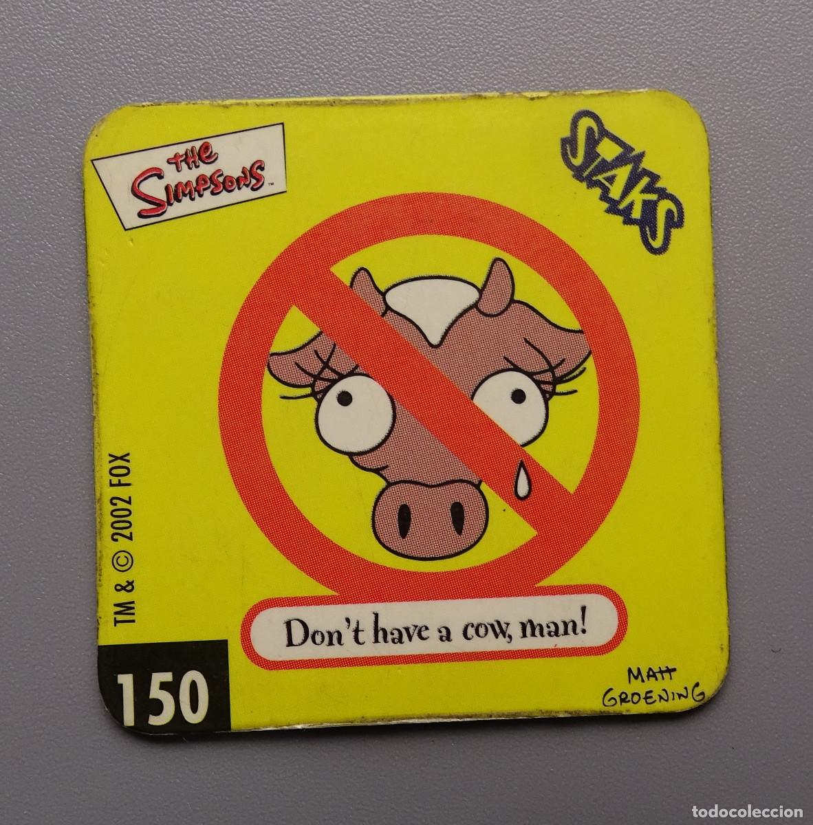 Coleccionismo cromos antiguos: Cromo Stack Stacks Stak Staks Los Simpson - Panini - N&ordm; 150 - Foto 1