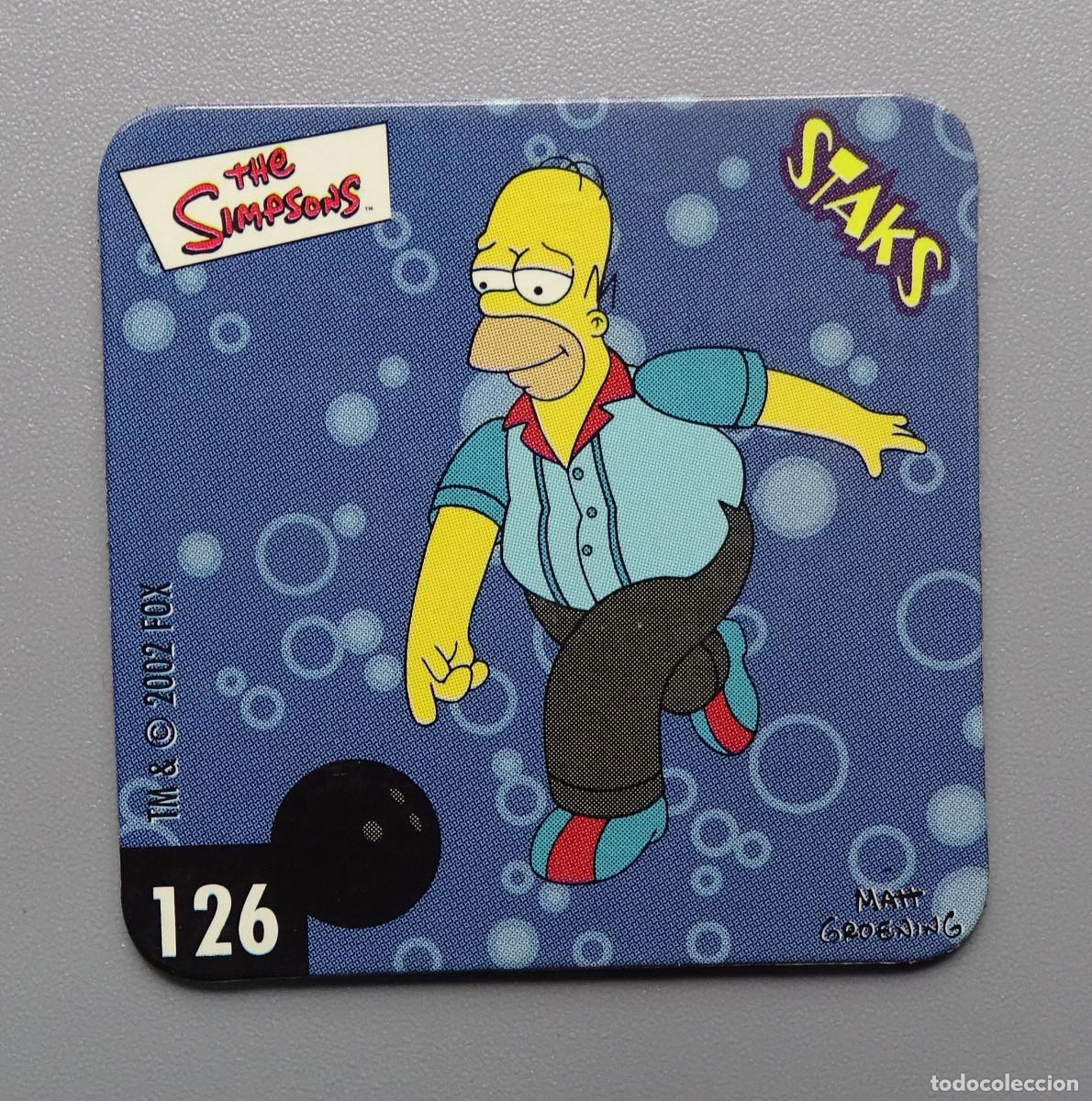 Coleccionismo cromos antiguos: Cromo Stack Stacks Stak Staks Los Simpson - Panini - N&ordm; 126 - Foto 1