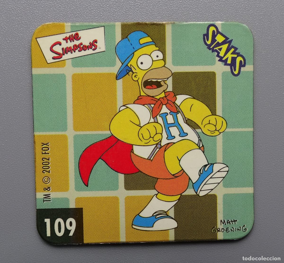 Coleccionismo cromos antiguos: Cromo Stack Stacks Stak Staks Los Simpson - Panini - N&ordm; 109 - Foto 1