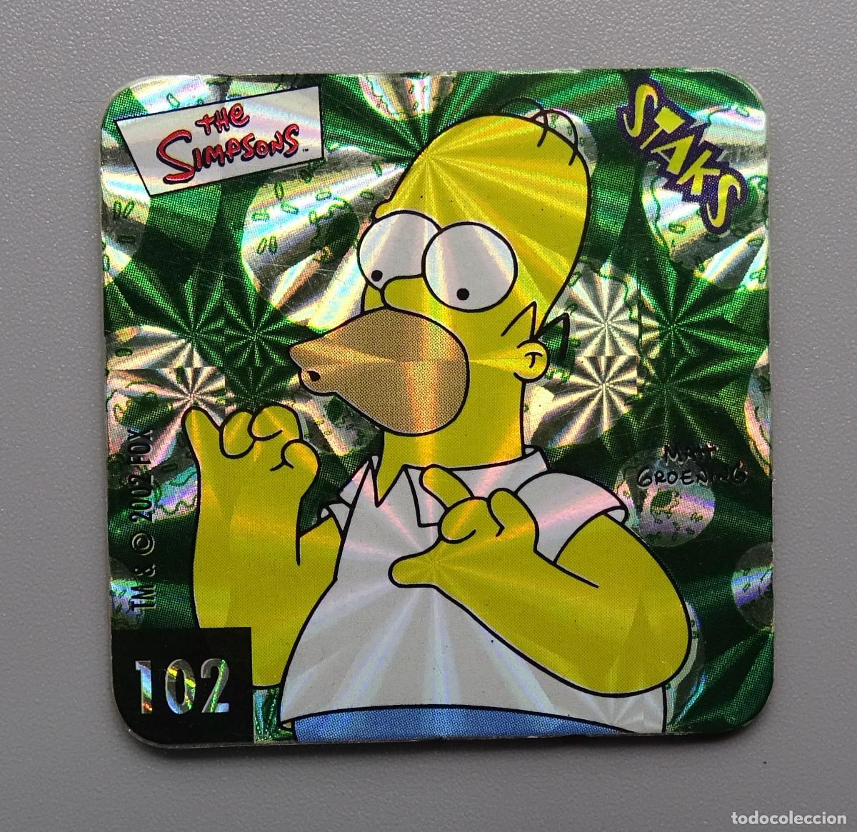 Coleccionismo cromos antiguos: Cromo Stack Stacks Stak Staks Los Simpson - Panini - N&ordm; 102 - Foto 1